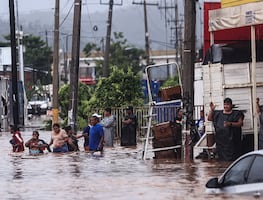 Desastre en Acapulco: Lluvias torrenciales y deslaves por tormenta John. IMÁGENES