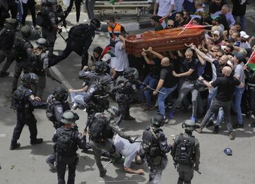 Video. Indignación por violencia durante funeral de periodista palestina-estadounidense