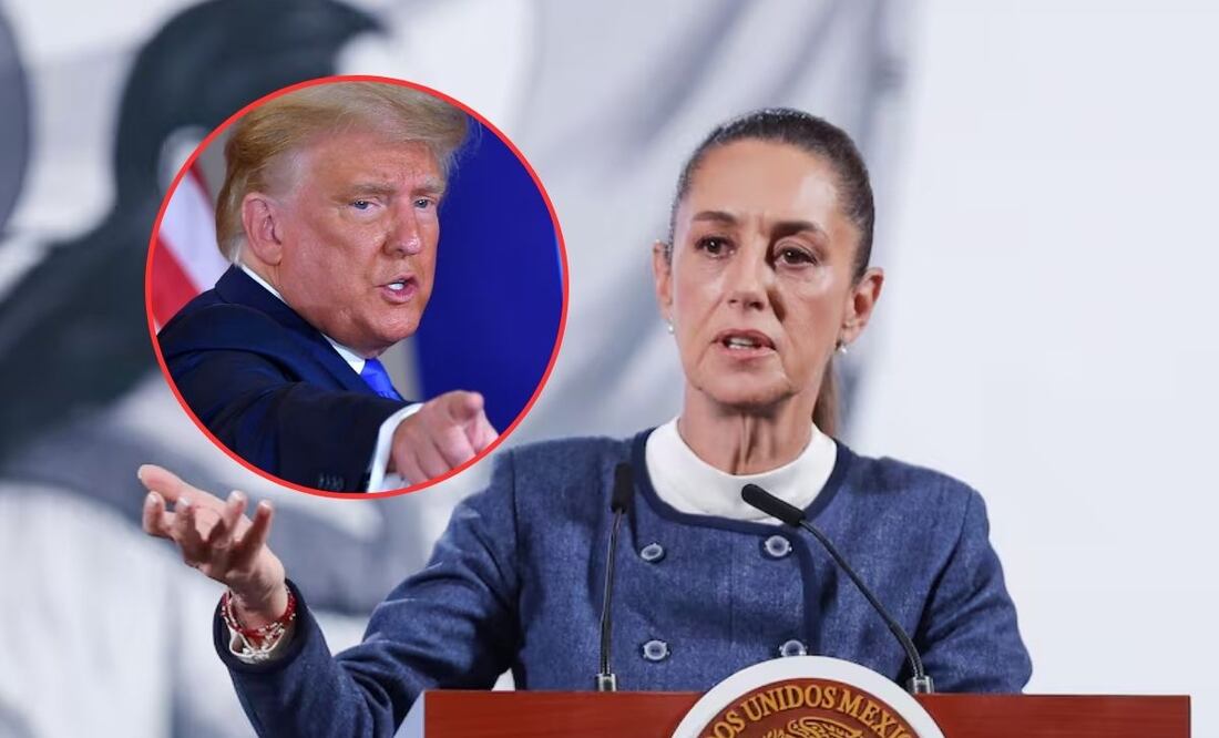 Sheinbaum ve “injusto” que Estados Unidos cierre la frontera por gusano barrenador | Fotos: EFE/ Isaac Esquivel // AFP