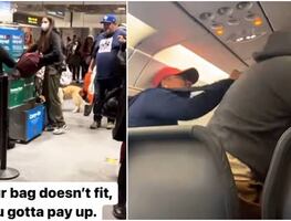 Video. Vacían avión en EU antes de despegue por pareja que no quería pagar por su equipaje