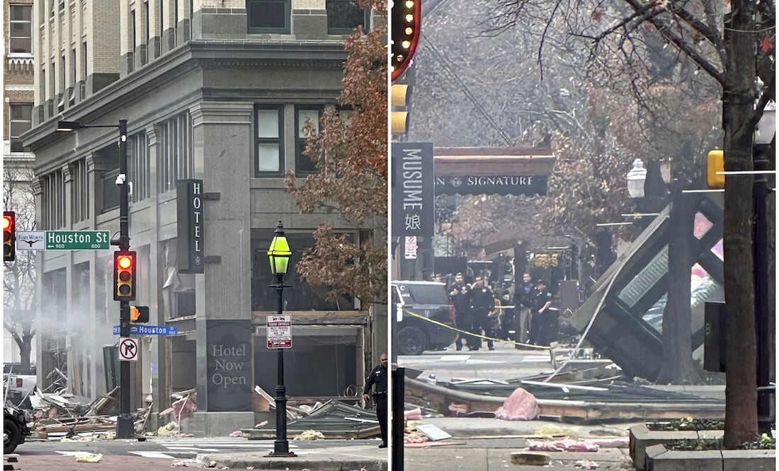 Explosión de gas natural en hotel en Texas deja al menos once heridos. Foto: AP