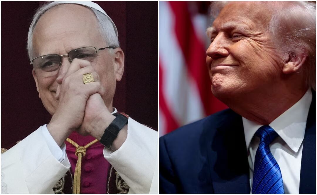 León XIV. Trump felicita al primer papa estadounidense: “Gran honor para nuestro país”. Foto AP y EFE