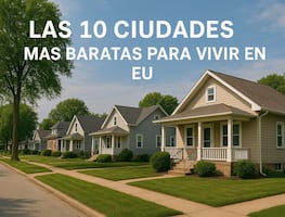 ¡Adiós, renta cara!  Descubre las 10 ciudades de EU donde vivir es MÁS BARATO en 2025-2026