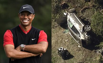 Tiger Woods sufre lesiones en las piernas al volcarse su vehículo