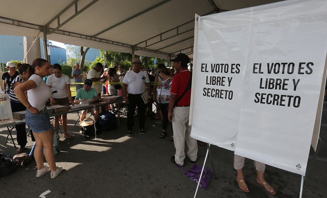 Histórica jornada electoral en México: participación del 60.2% de los ciudadanos. Foto: EFE