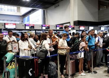 Apagón informático. Sector aéreo global sufre cierres ante el fallo de Microsoft