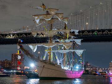 Choque de Buque Cuauhtémoc contra puente de Brooklyn. ¿Qué falló?