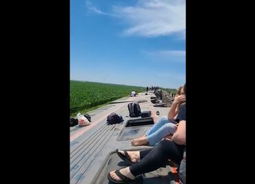 Video. Se descarrila tren en Missouri; hay varios pasajeros heridos