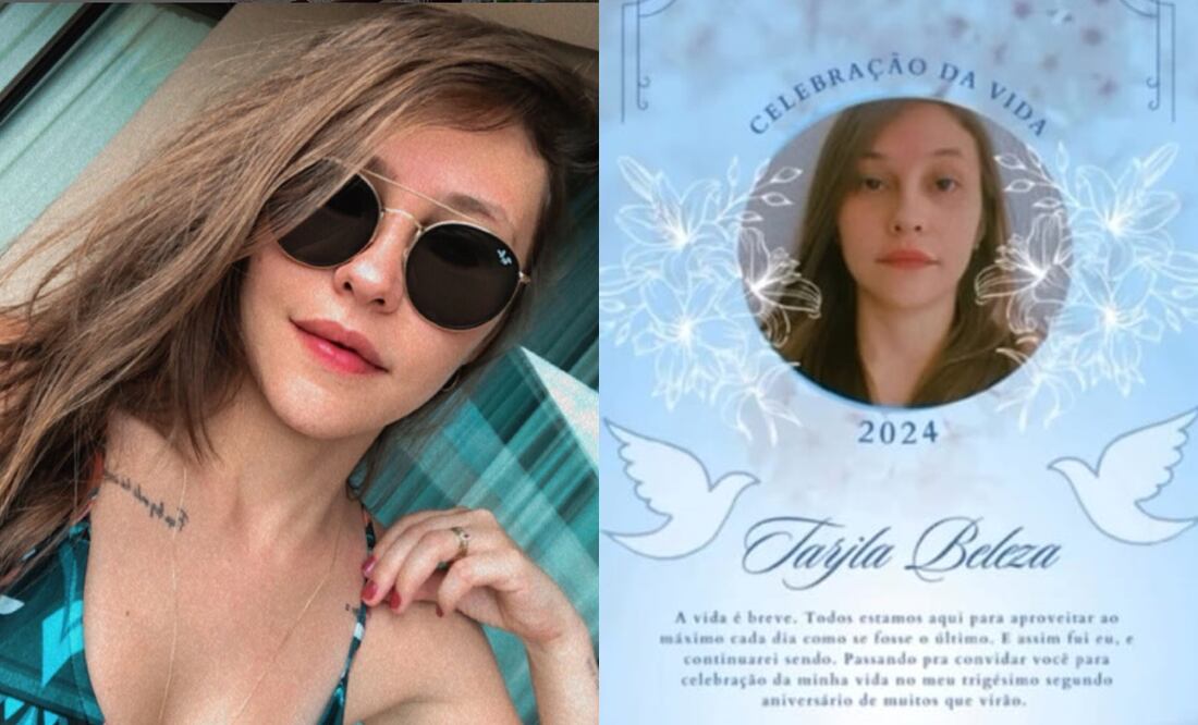 Joven asusta a sus amigos con invitación de cumpleaños con temática de funeral; “La vida es breve”. Foto: Instagram