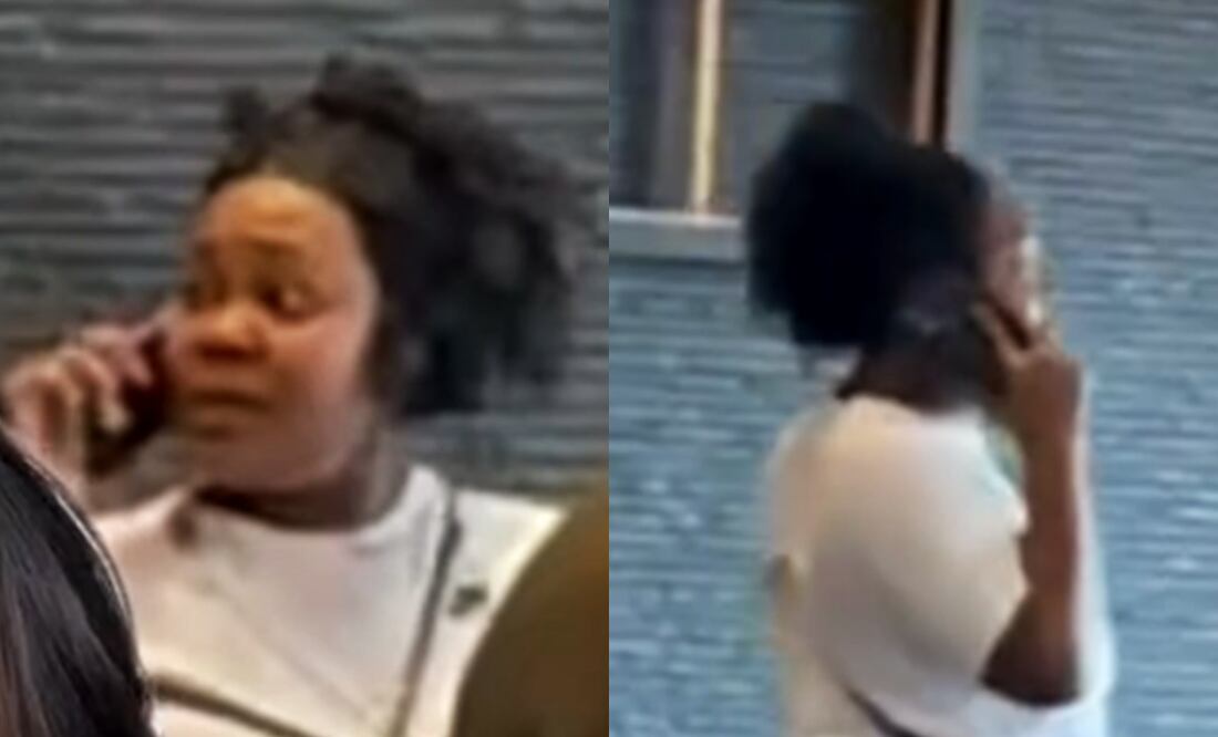 Mujer estadounidense agrede a trabajadores latinos de un famoso restaurante: “Lárgate de mi país”. Foto: Captura TikTok