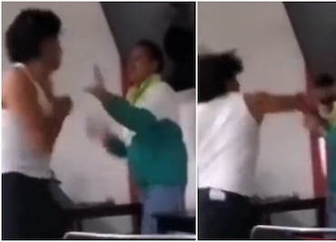 Indigna en redes video de alumno que golpea a profesor en universidad de Tulancingo: "Vuélvete a burlar de mi"