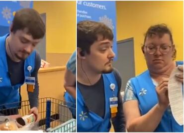 Video. Mujer exhibe a empleados de Walmart que acusaron a su madre de robar