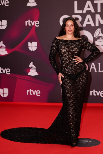 Rosalía en los Latin Grammy 2023 . (Photo by Vianney Le Caer/Invision/AP)