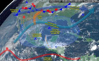 Frente frío número 9 ingresa a México: Alerta por fuertes vientos y lluvias en estos estados