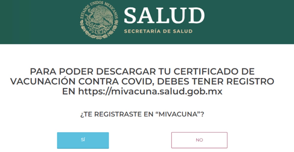 El paso a paso para obtener el certificado de vacunación para viajar a EU
