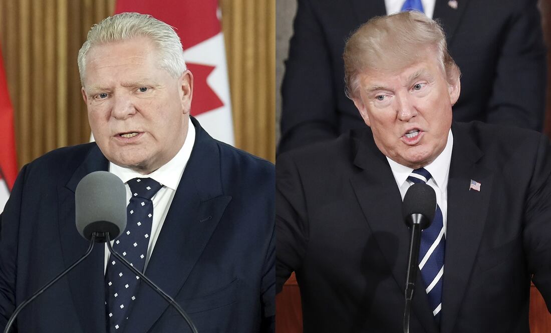 Ontario cumple y aumenta un 25 % el precio de la electricidad a Estados Unidos. Foto: (Nathan Denette/The Canadian Press via AP)(EFE/EPA/Samuel Corum / POOL)