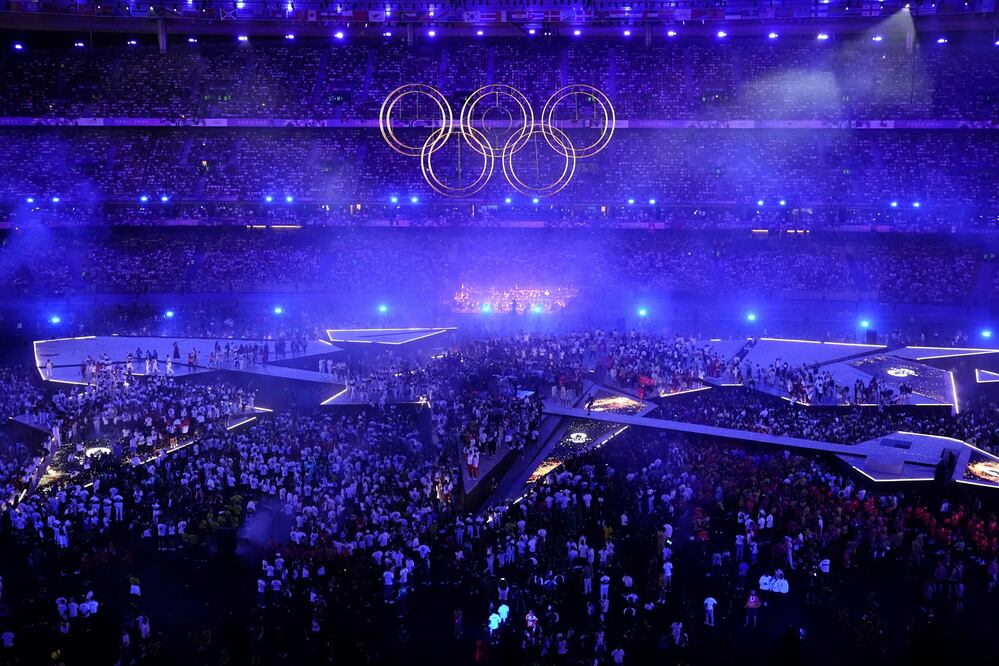 París le dice adiós a los Juegos Olímpicos 2024 con memorable ceremonia de clausura. Foto: AFP