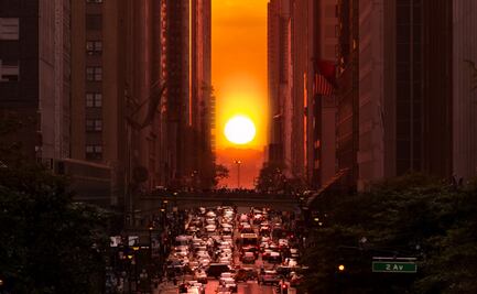¿Quieres ver el atardecer más bello? Conoce el 'Manhattanhenge' en Nueva York