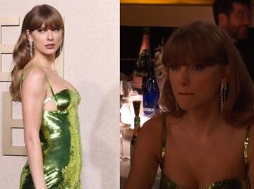 Video: Así reaccionó Taylor Swift al chiste sobre su relación con Travis Kelce en los Golden Globes 2024