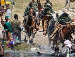 EU deja de usar caballos para patrullar el cruce de haitianos en frontera