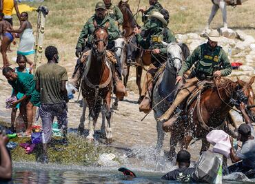 EU deja de usar caballos para patrullar el cruce de haitianos en frontera