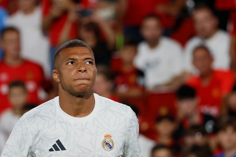 Mbappé se estrena en LaLiga con el Real Madrid tras ganar la Supercopa. Foto: EFE