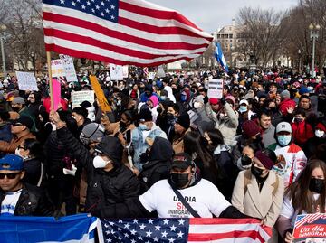 Migrantes piden "¡Ciudadanía, ahora!" en Estados Unidos