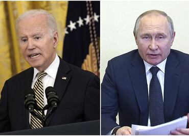 "Es un criminal de guerra", Biden señala a Putin en conferencia