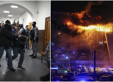 Decretan prisión preventiva de dos meses para sospechosos del ataque terrorista en Rusia