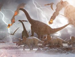 Polvo del asteroide que impactó en la Tierra causó un invierno de 15 años que mató a los dinosaurios