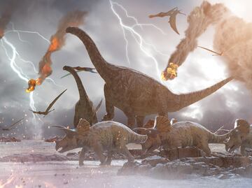 Polvo del asteroide que impactó en la Tierra causó un invierno de 15 años que mató a los dinosaurios