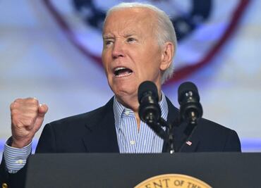 Biden dice que sólo abandonará la contienda electoral si se lo pide "el Todopoderoso"