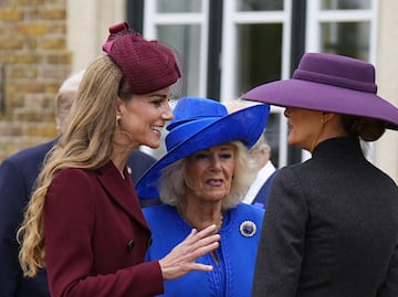 Reina Camila furiosa con Kate Middleton por “eclipsarla” durante visita de Donald Trump a Windsor