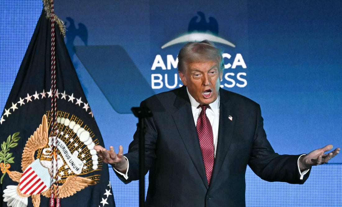 Trump afirma que bombardeos contra "cárteles terroristas" no se limitan solo a Venezuela (Photo by Chandan Khanna / AFP)