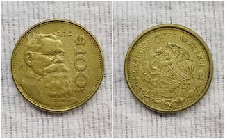 ¿Cuál es la moneda de 100 pesos de Venustiano Carranza que se vende en $220,000 pesos?