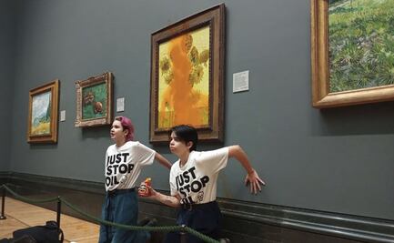 Ambientalistas arrojan sopa sobre “Los girasoles” de Vincent van Gogh