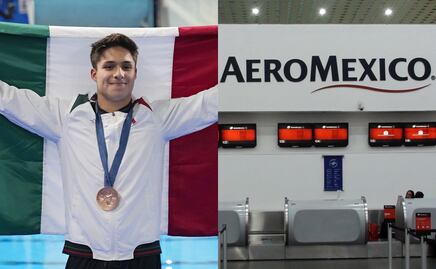 Osmar Olvera. Aeroméxico regala atractivo premio al doble medallista y a su entrenadora tras su triunfo en París 2024