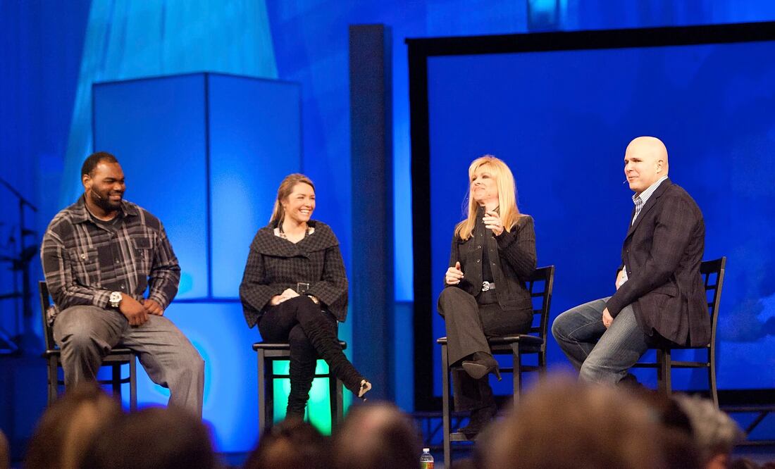 Conflicto legal escalado: Michael Oher acusa a sus tutores de enriquecerse a través de él y ellos señalan que el jugador los extorsionó. Foto AP