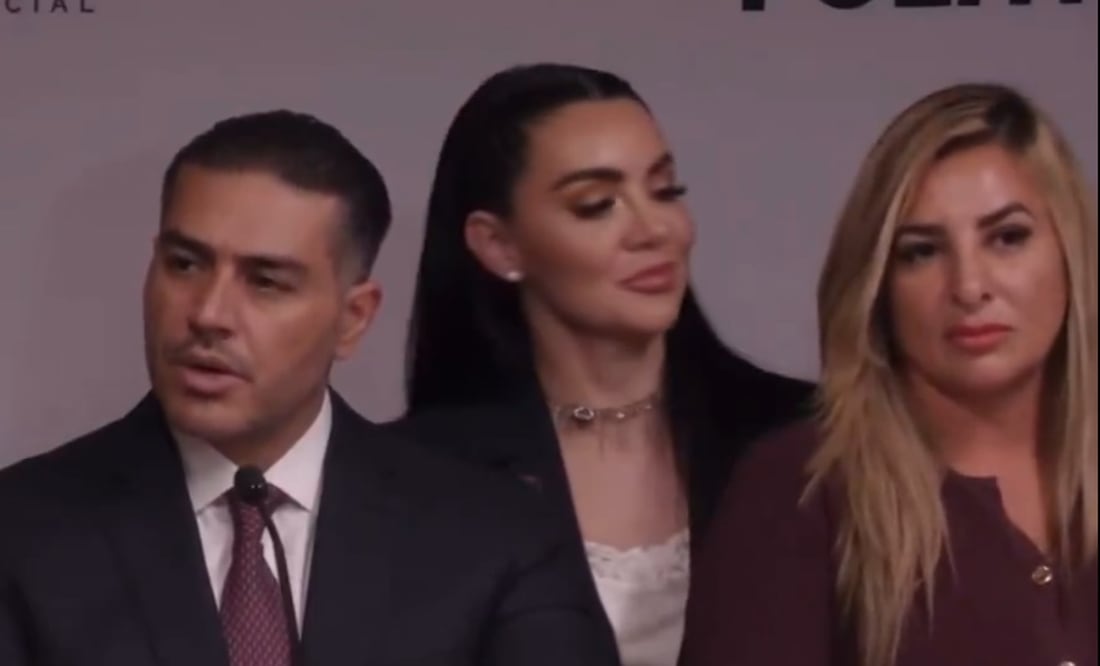 Harfuch desata pelea entre diputadas de Morena en plena conferencia de prensa. Foto: Captura de pantalla / X