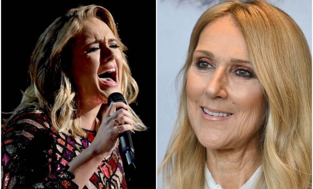 Emotivo reencuentro: Adele y Céline Dion se abrazan y lloran en concierto en Las Vegas. VIDEO Fotos: agencias
