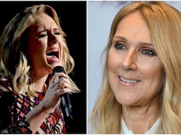 El emotivo reencuentro entre Adele y Céline Dion: Se abrazan y lloran en concierto en Las Vegas. VIDEO