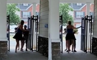 Video. Mujer agrede a niño afroamericano que quiso usar piscina pública