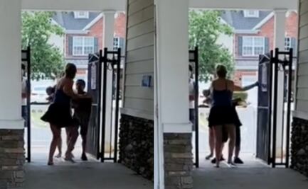 Video. Mujer agrede a niño afroamericano que quiso usar piscina pública