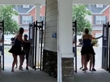 Video. Mujer agrede a niño afroamericano que quiso usar piscina pública