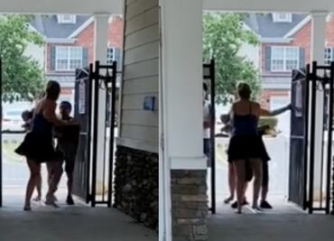 Video. Mujer agrede a niño afroamericano que quiso usar piscina pública