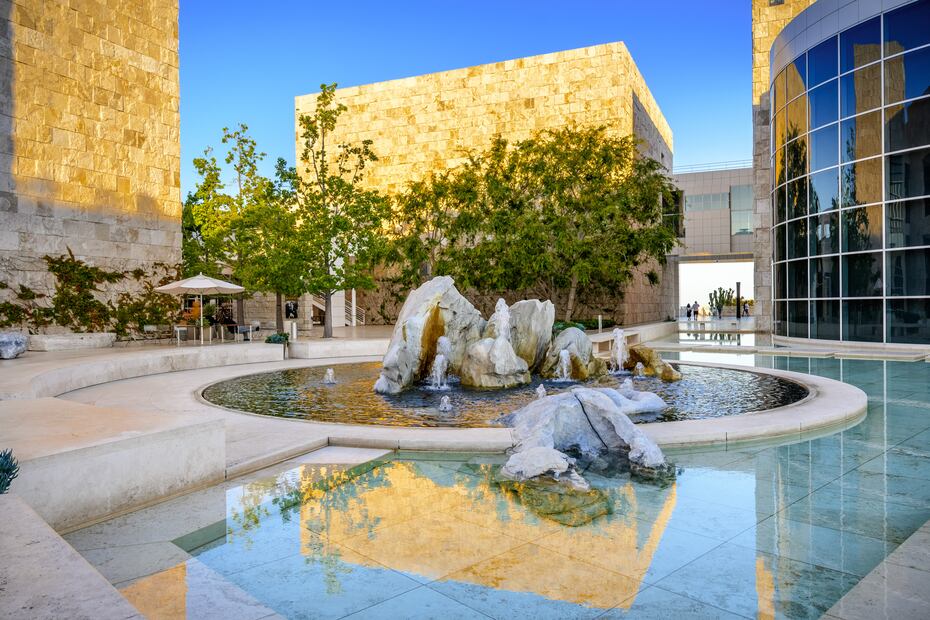 Architectural detail at Getty Center. iStock/ Sundry Photography