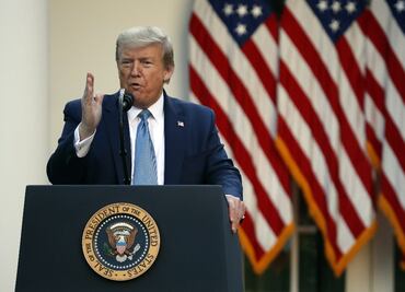 Coronavirus en EU. Cheques de ayuda llevarán el nombre de Trump