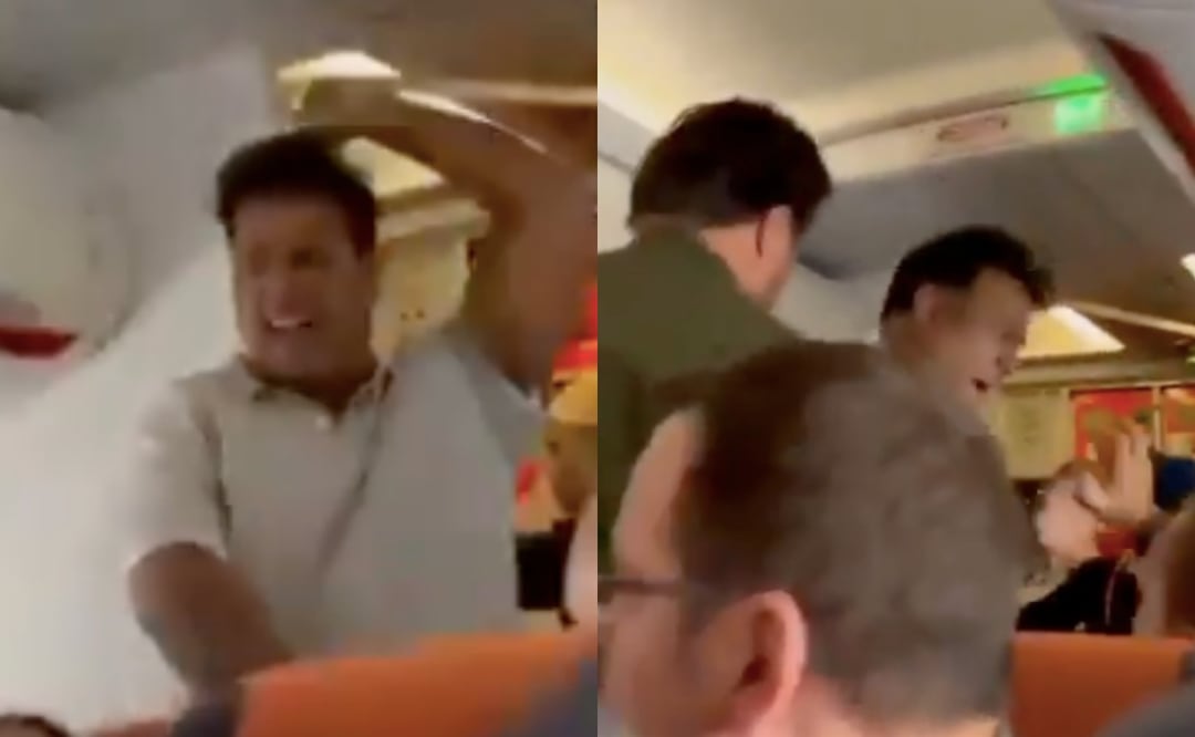 Terror a bordo: hombre amenaza con explosivos en vuelo y lanza mensaje a Trump. Foto: X