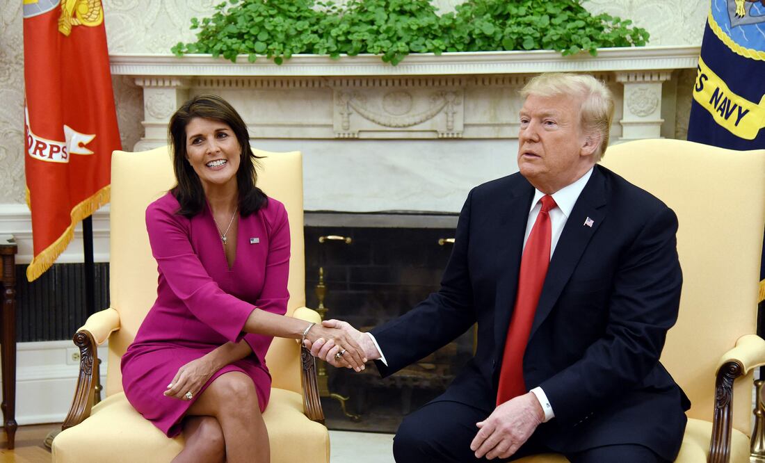 La exprecandidata republicana Nikki Haley anuncia que votará por Trump aunque no sea "perfecto". Olivier Douliery/AFP