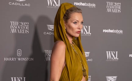 Kate Moss deja poco a la imaginación con vestido traslúcido en NY